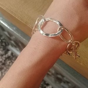 Chloe and islabel silver toggle bracelet